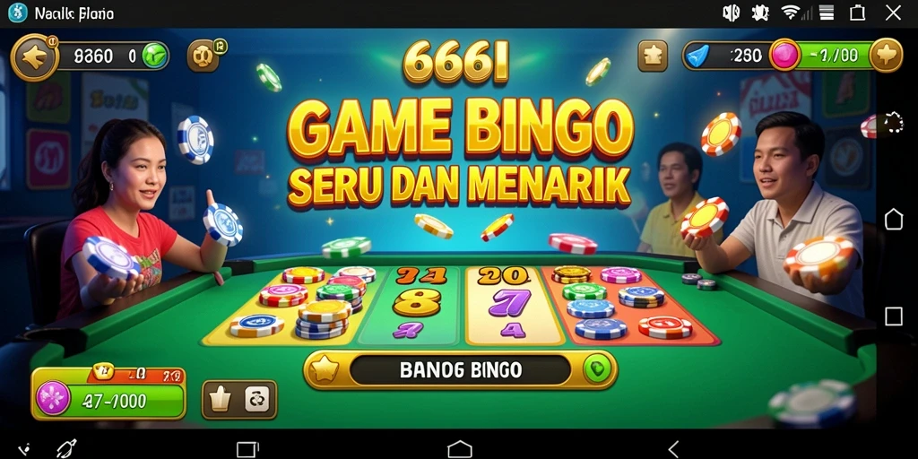 Screenshot gameplay menarik dari 666I yang menunjukkan suasana Bingo.