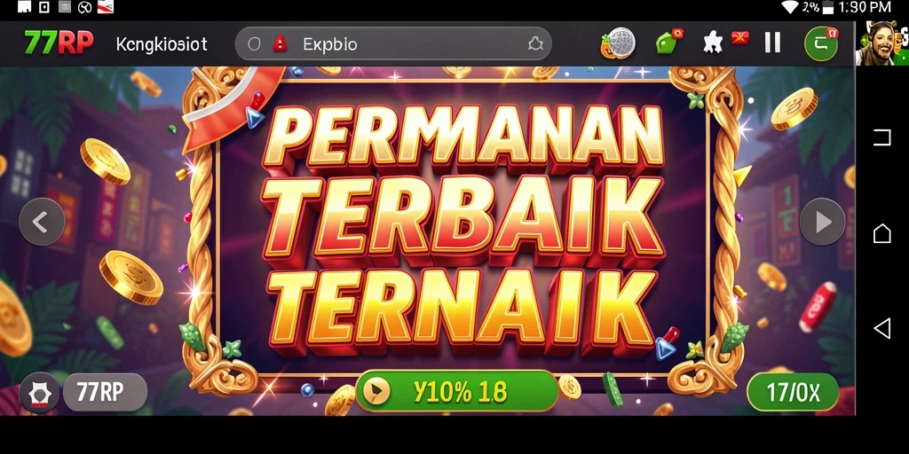 Tampilan gameplay Slot di 77RP yang mendebarkan dan menawan.