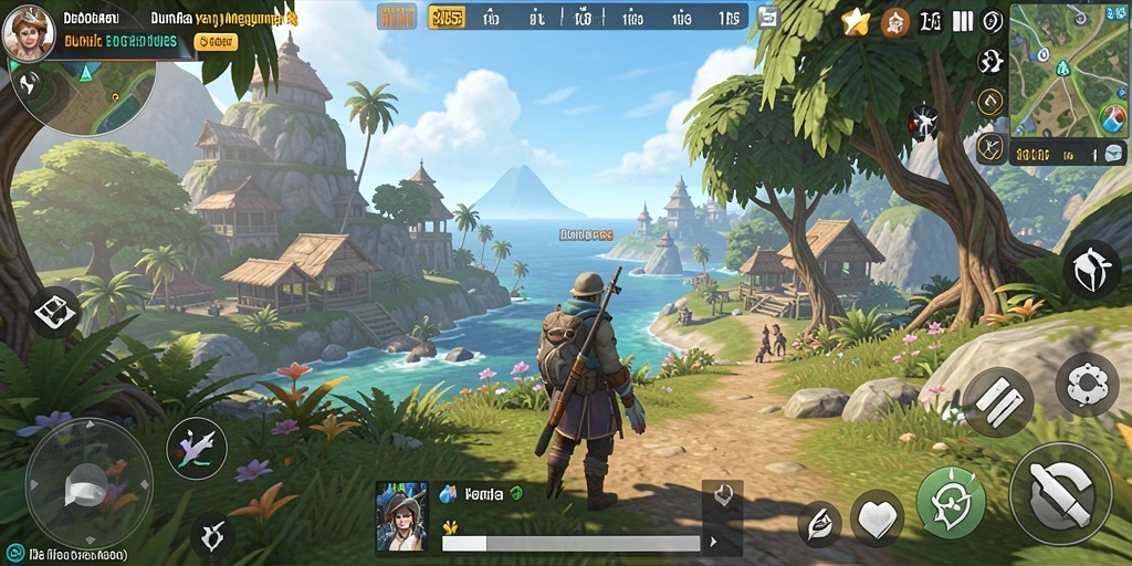 Screenshot 8055 menunjukkan aksi seru dalam dunia Open World.