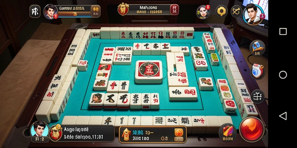 Screenshot gameplay AW8 menampilkan tantangan dan keseruan permainan Mahjong.