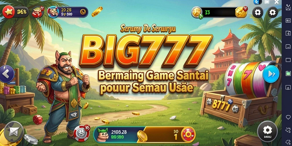 Tampilan gameplay <strong>BIG777</strong> yang menyenangkan dan interaktif.