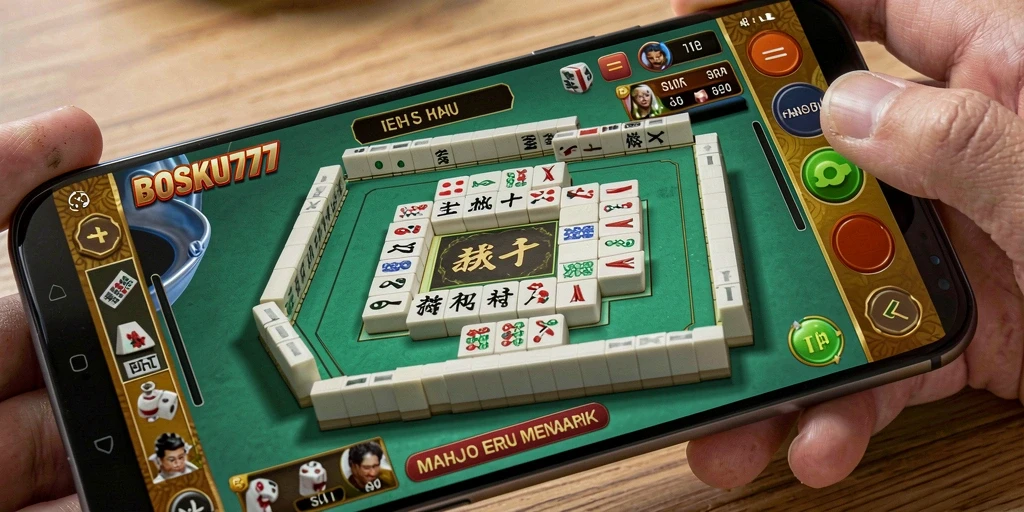 Tangkapan layar utama gameplay Mahjong yang mengasyikkan.