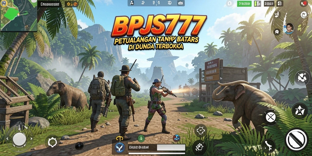 Screenshot gameplay BPJS777 yang menampilkan eksplorasi dunia terbuka.