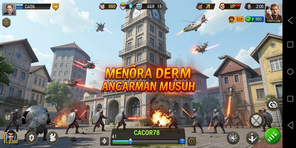Pengalaman seru dalam melindungi menara dari gelombang musuh.