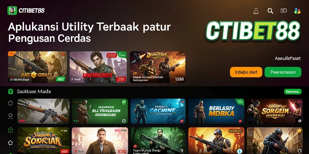Tampilan antarmuka utama CITIBET88 yang menarik dan fungsional.