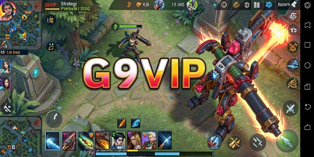 Tampilan gameplay menarik dalam G9VIP yang menampilkan strategi dinamis.