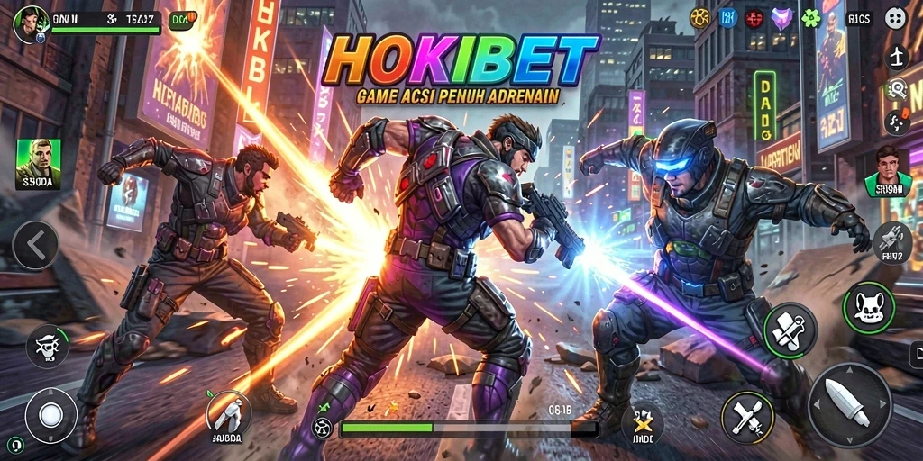 Tampilan aksi mendebarkan di dalam HOKIBET dengan grafis menawan.