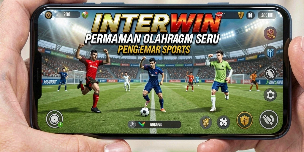 Tampilan gameplay seru dari INTERWIN yang penuh aksi olahraga.