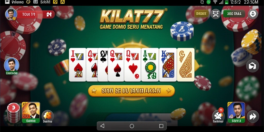 Gameplay KILAT77 yang seru dan interaktif di dunia Domino.