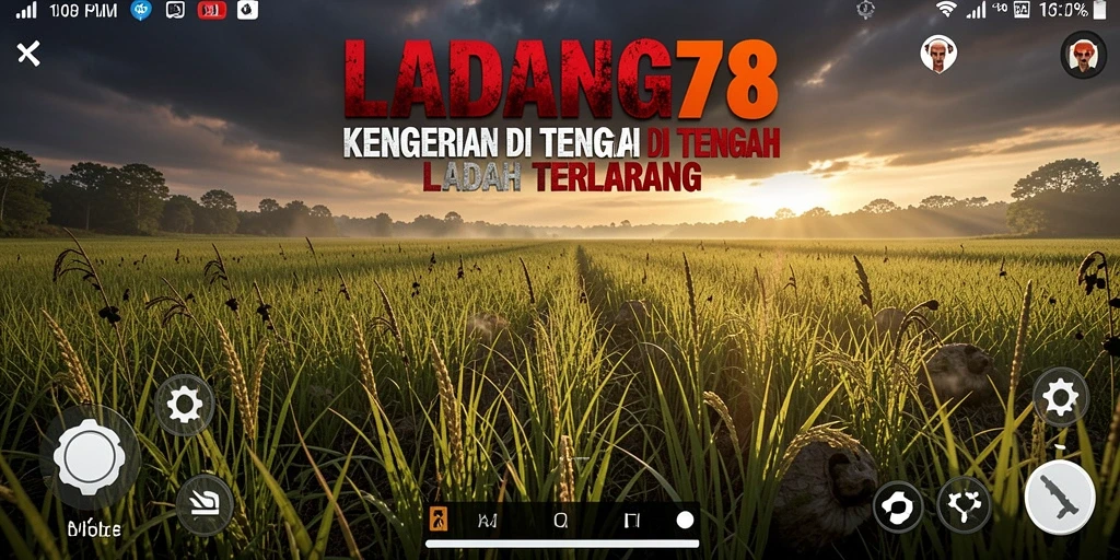 Tangkapan layar LADANG78 memperlihatkan ketegangan di ladang misterius.