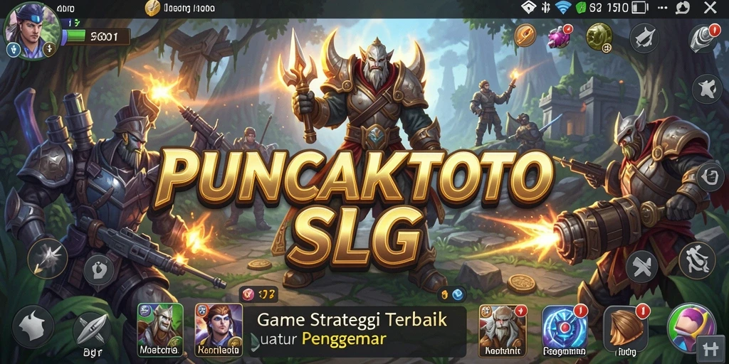 Menampilkan momen aksi seru dalam gameplay PUNCAKTOTO.