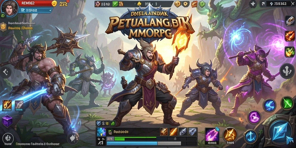 Gameplay seru REMI62 di dunia MMORPG yang fantastis.
