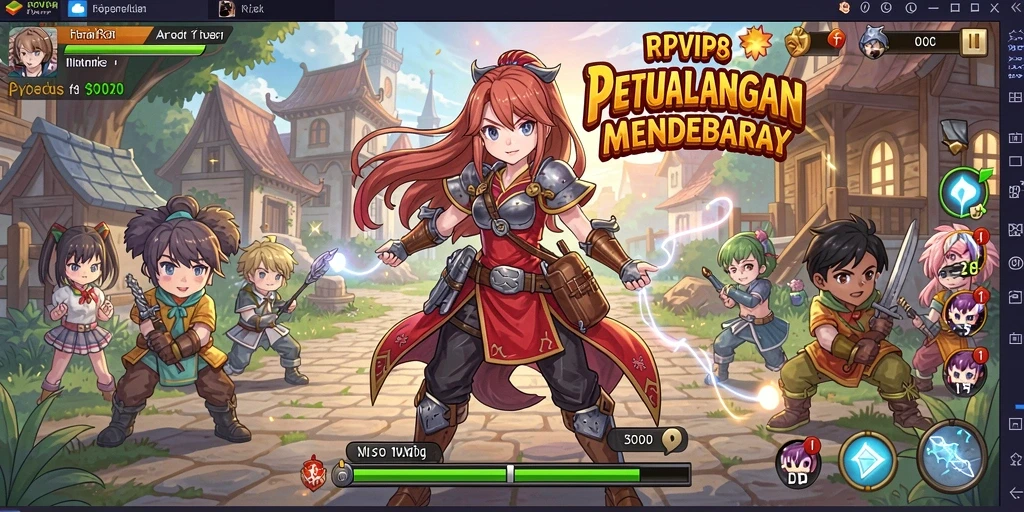 Gameplay menarik dengan karakter Anime yang ikonik.