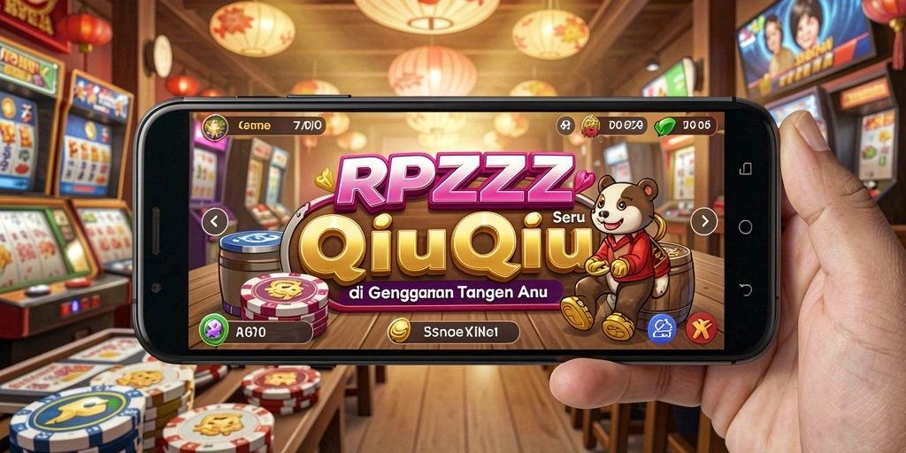 Tampilan gameplay menarik dari RPZZZ dengan kartu QiuQiu.