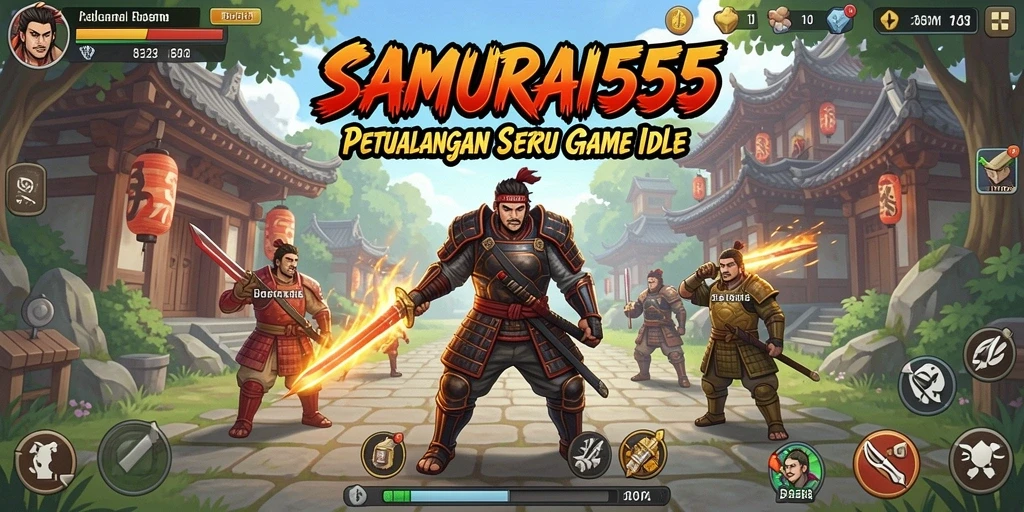 Tangkap momen seru dalam petualangan samurai.