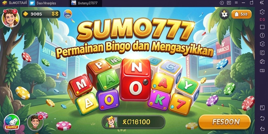 Tangkapan layar gameplay berbasis Bingo yang menarik dan interaktif.