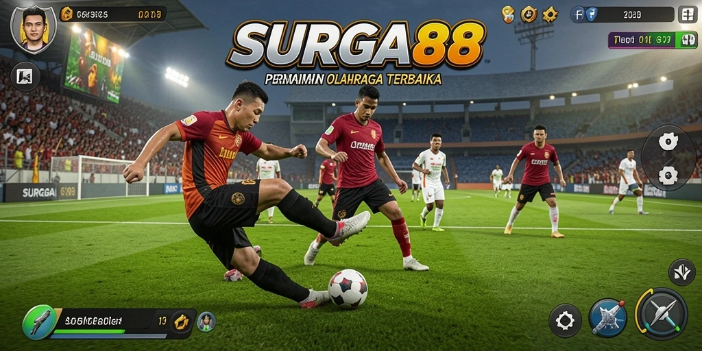 Tampilan gameplay yang dinamis dan menarik dari SURGA88.