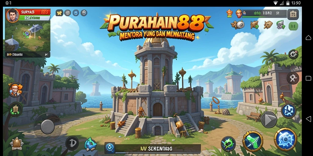 Gameplay menara pertahanan yang mendebarkan dalam SURYA88.