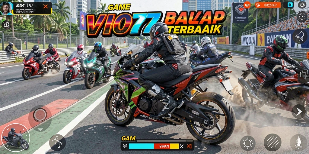 Gameplay menarik balap motor di VIO77 dengan grafik yang memukau.