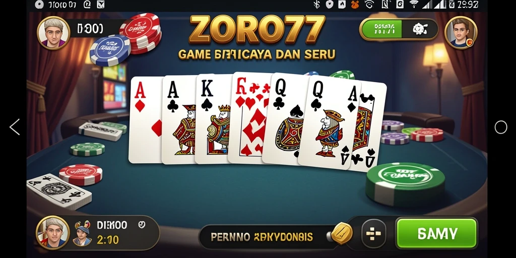 Tampilan gameplay Domino yang menarik di ZORO77.